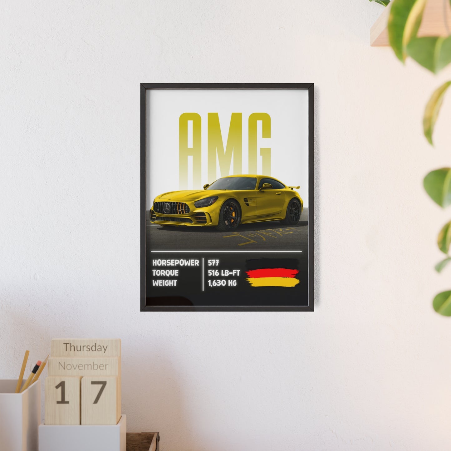 Mercedes AMG GTR Poster Decoration