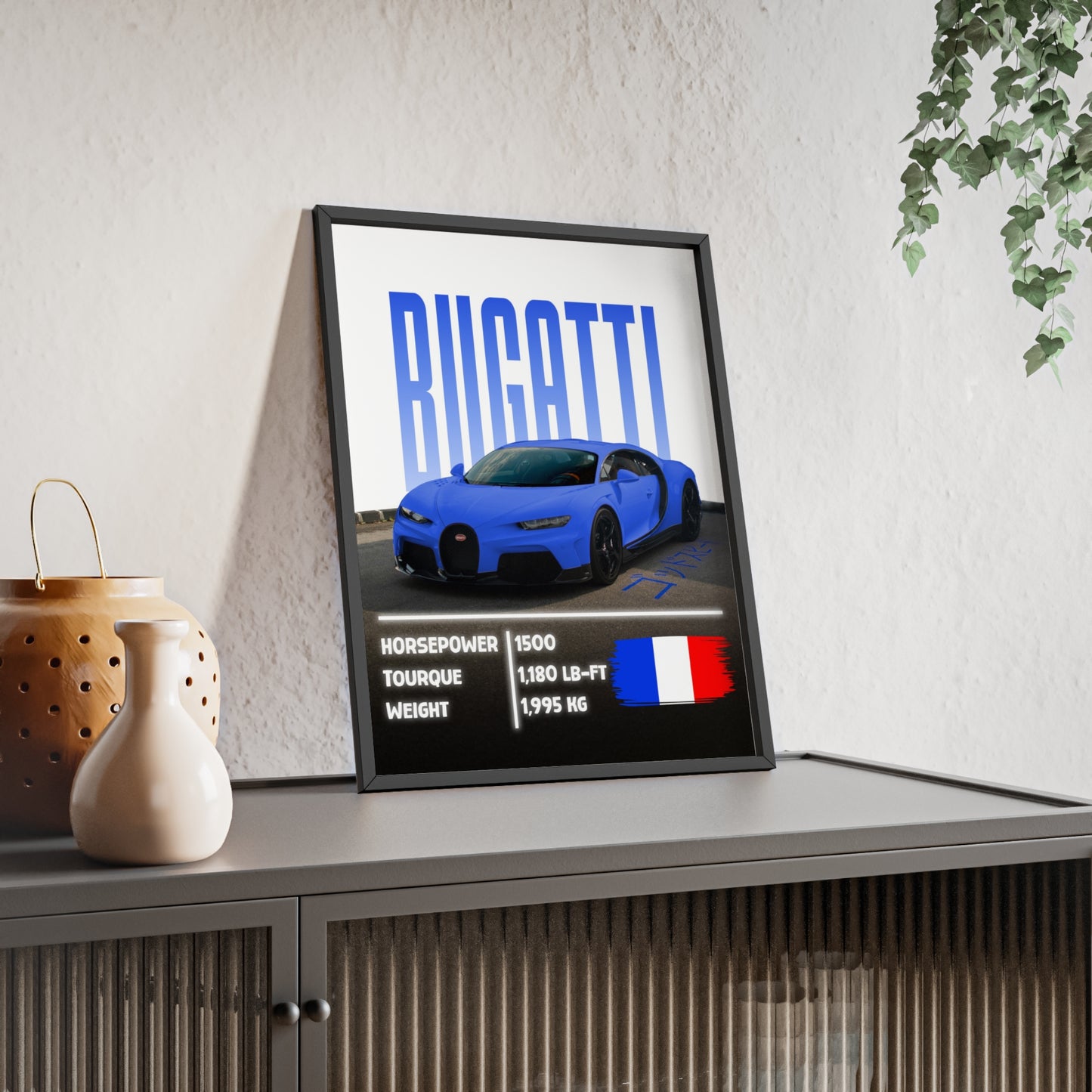 Bugatti Poster Decoration