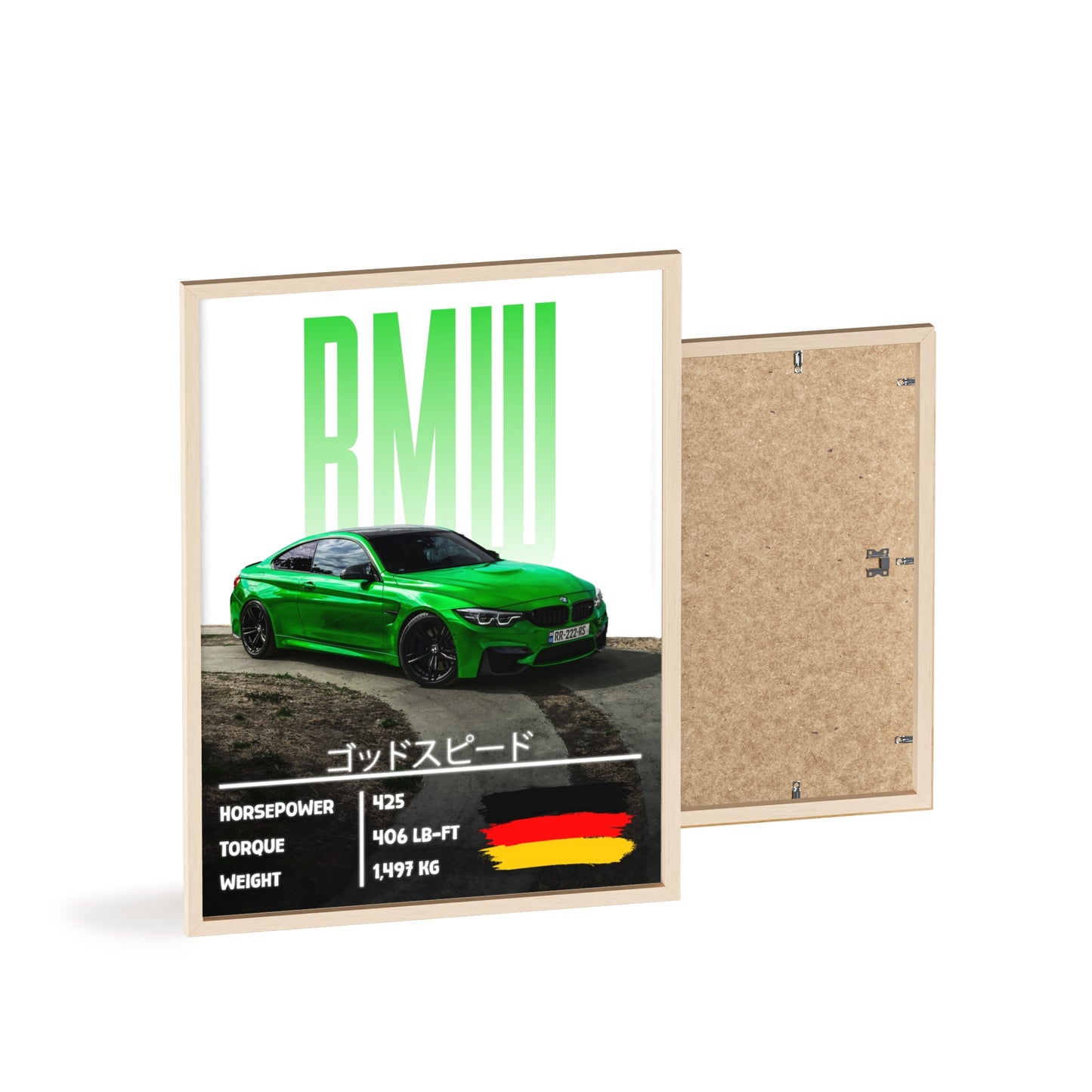 BMW m4 Poster Decoration