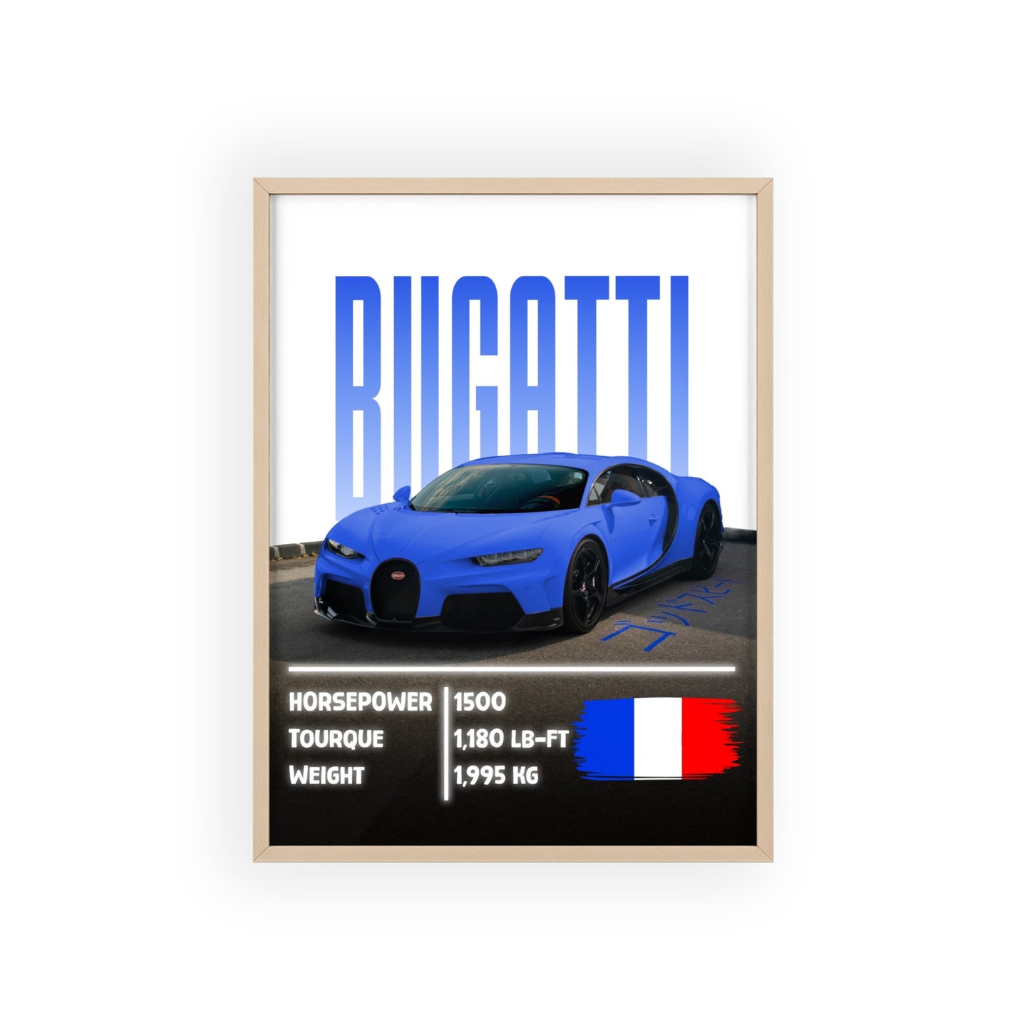 Bugatti Poster Decoration