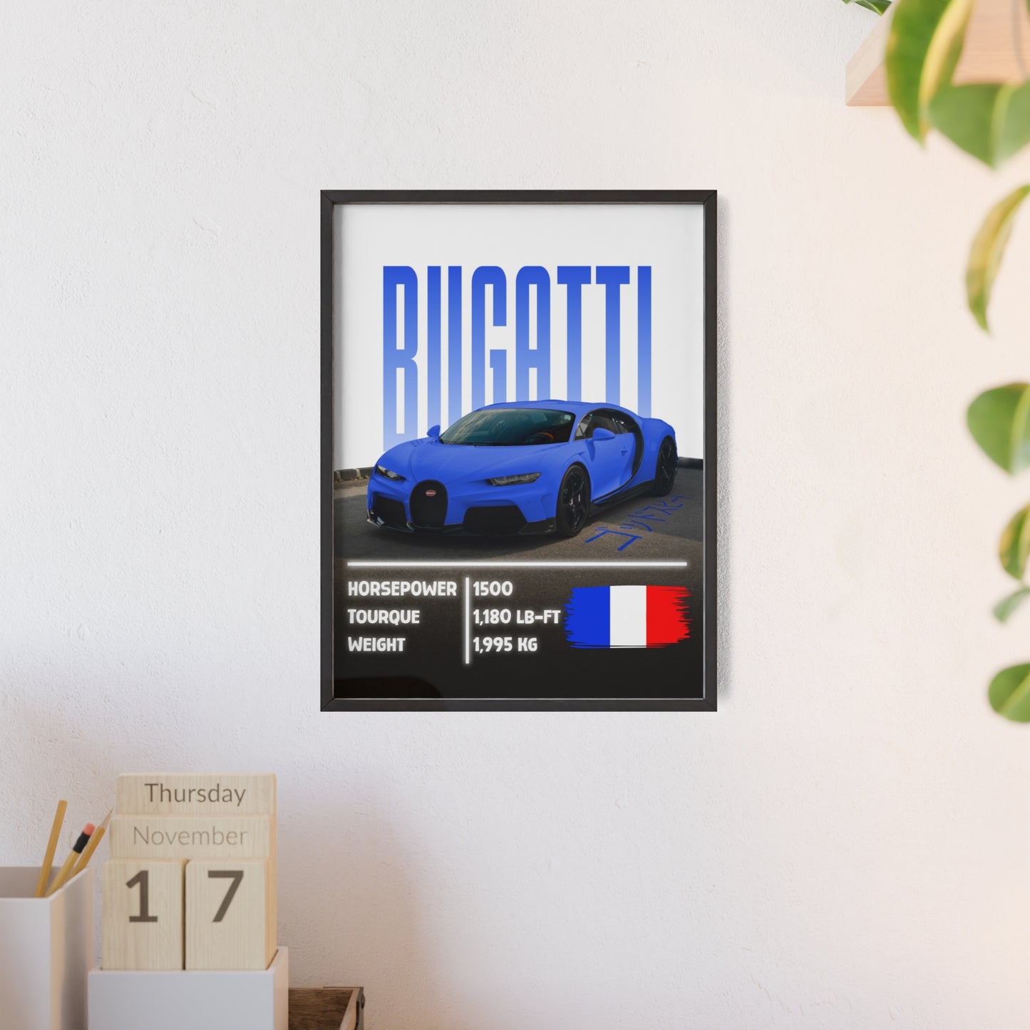Bugatti Poster Decoration
