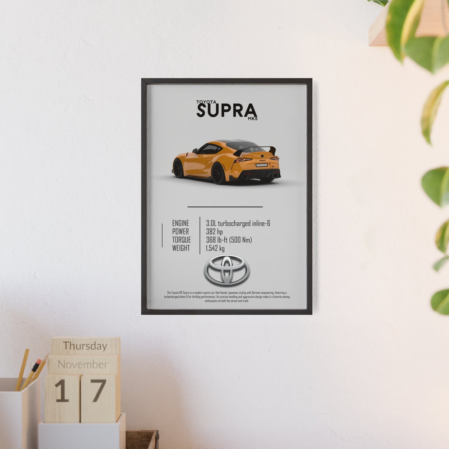 Toyota Supra Mk5 Poster