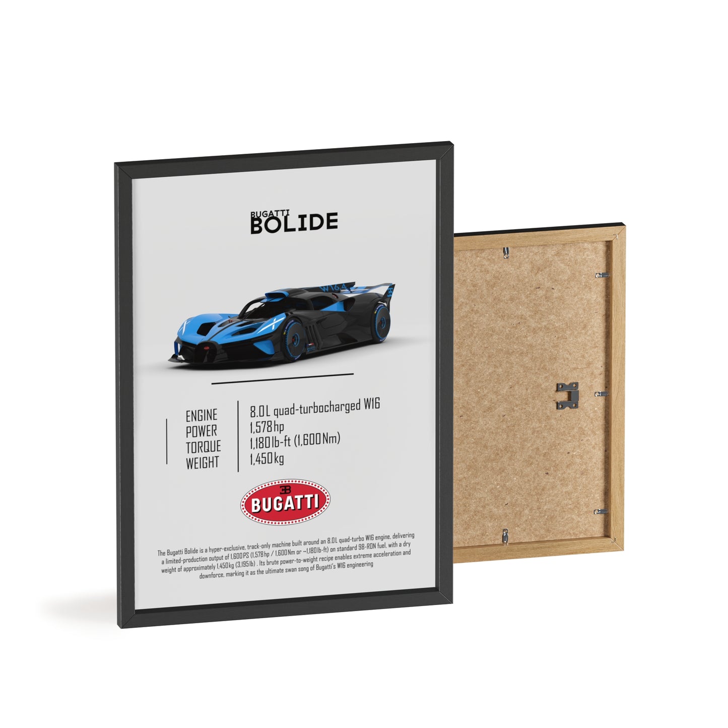 Bugatti Bolide poster