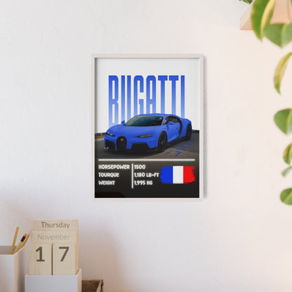 Bugatti Poster Decoration