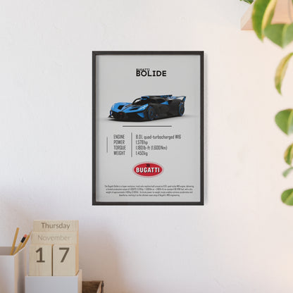 Bugatti Bolide poster