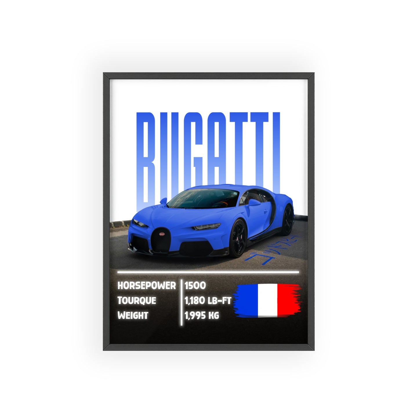 Bugatti Poster Decoration