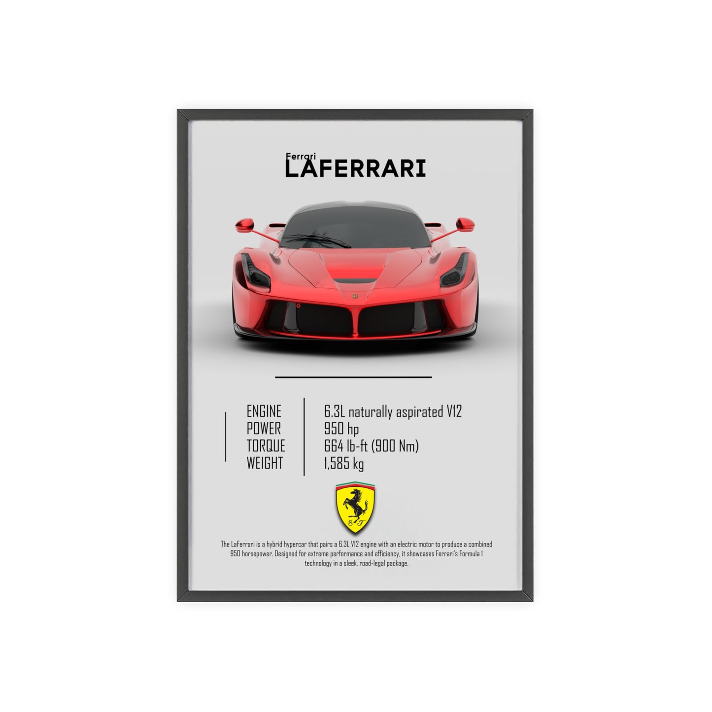 Laferrari poster