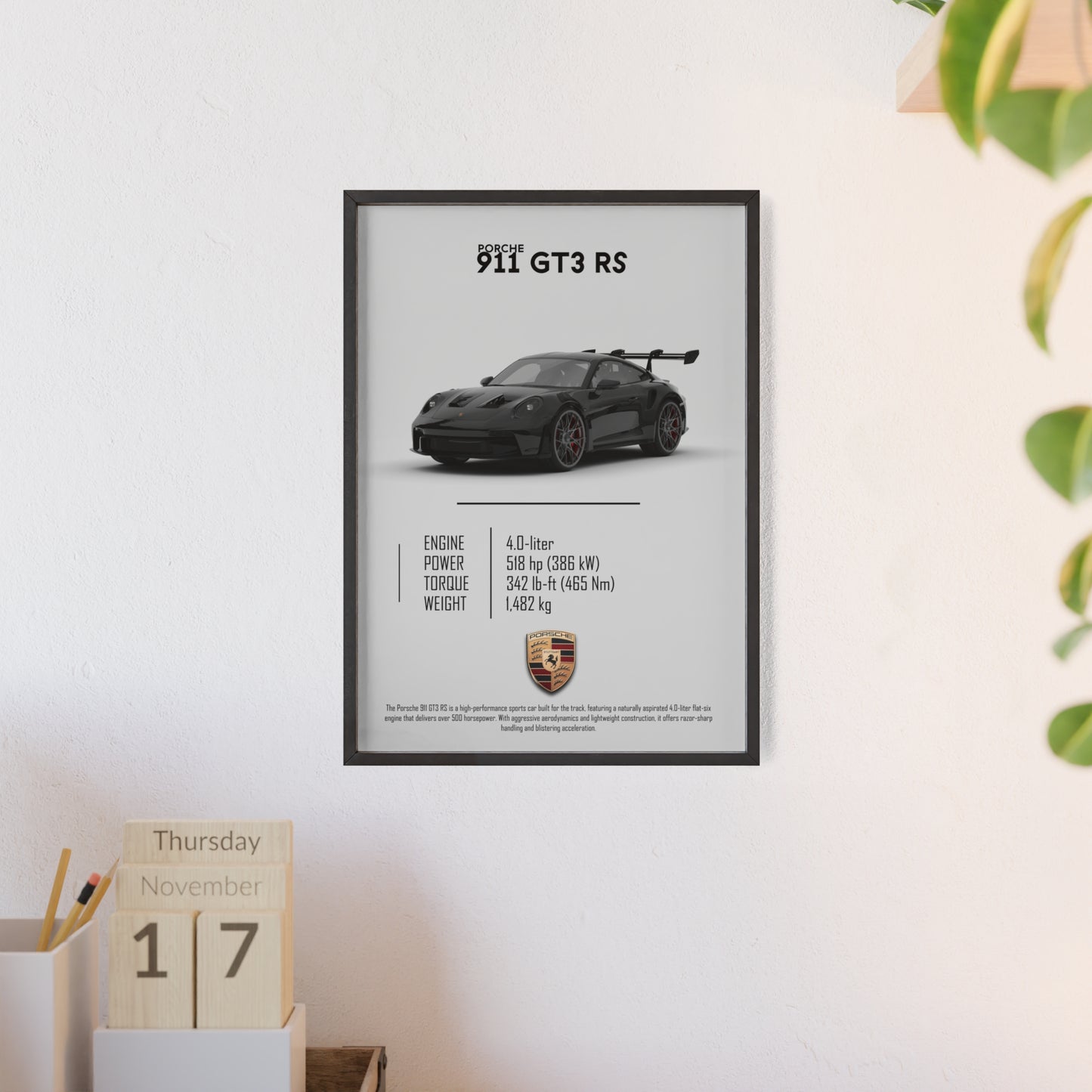 Porche 911 GT3 RS Poster