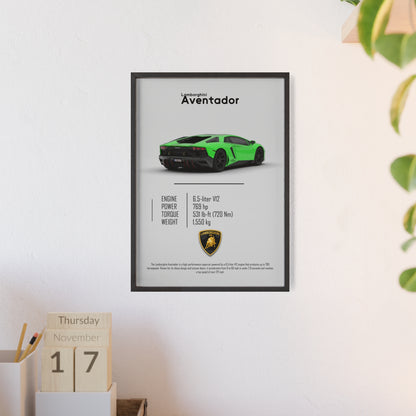 Lamborghini Aventador Poster