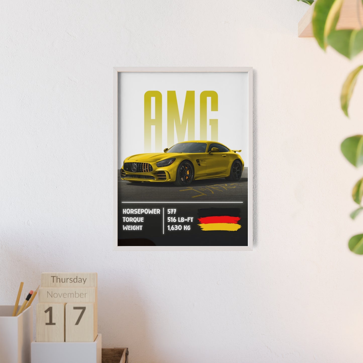 Mercedes AMG GTR Poster Decoration