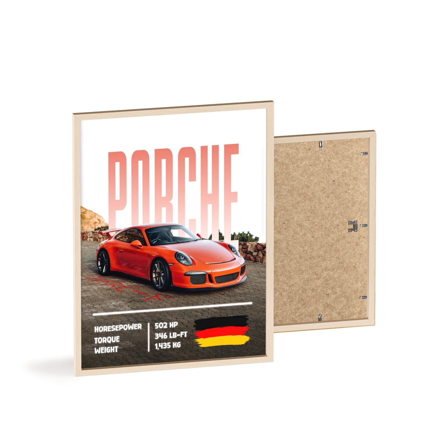 Porche 911 Gt3 Poster Decoration