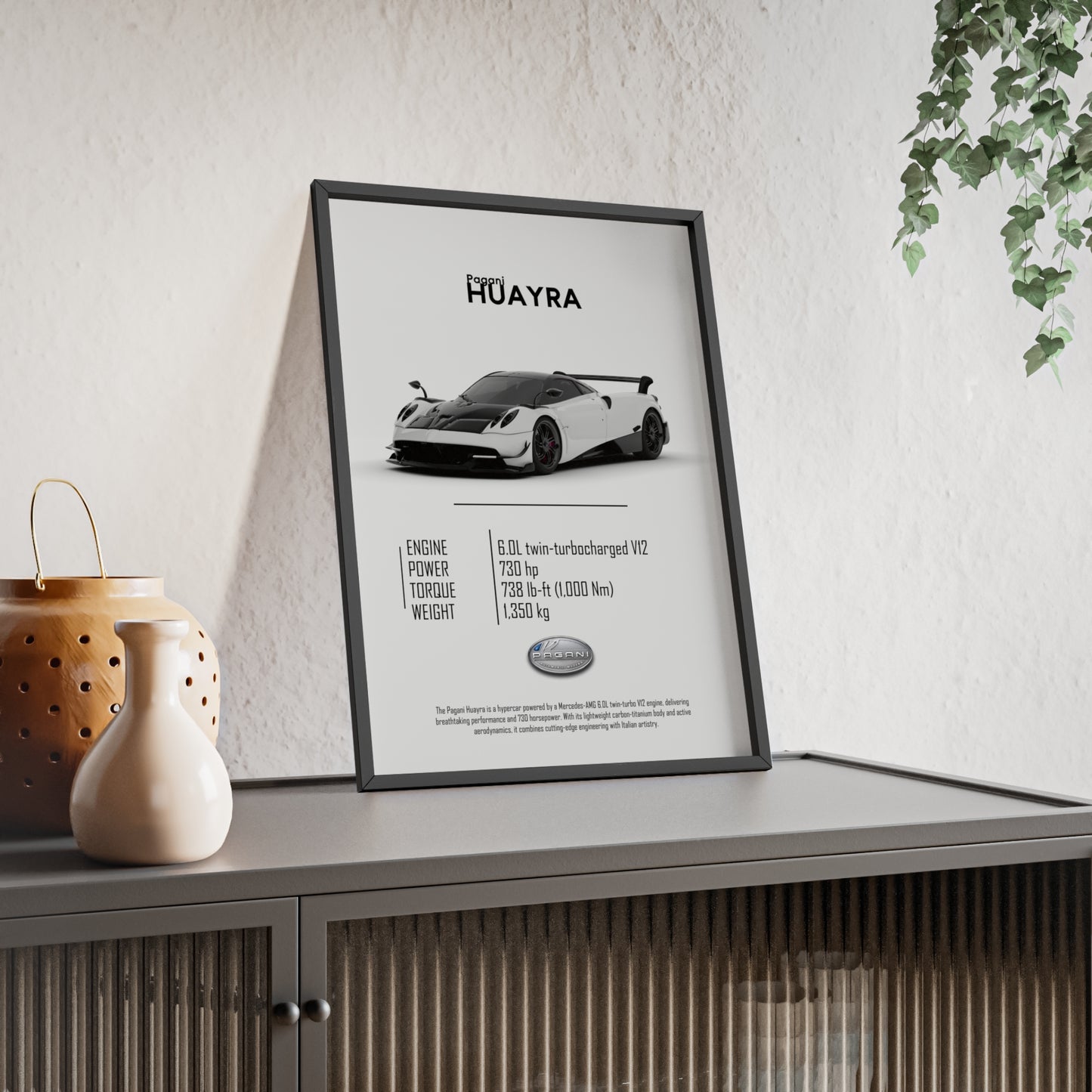 Pagani Huayra Poster