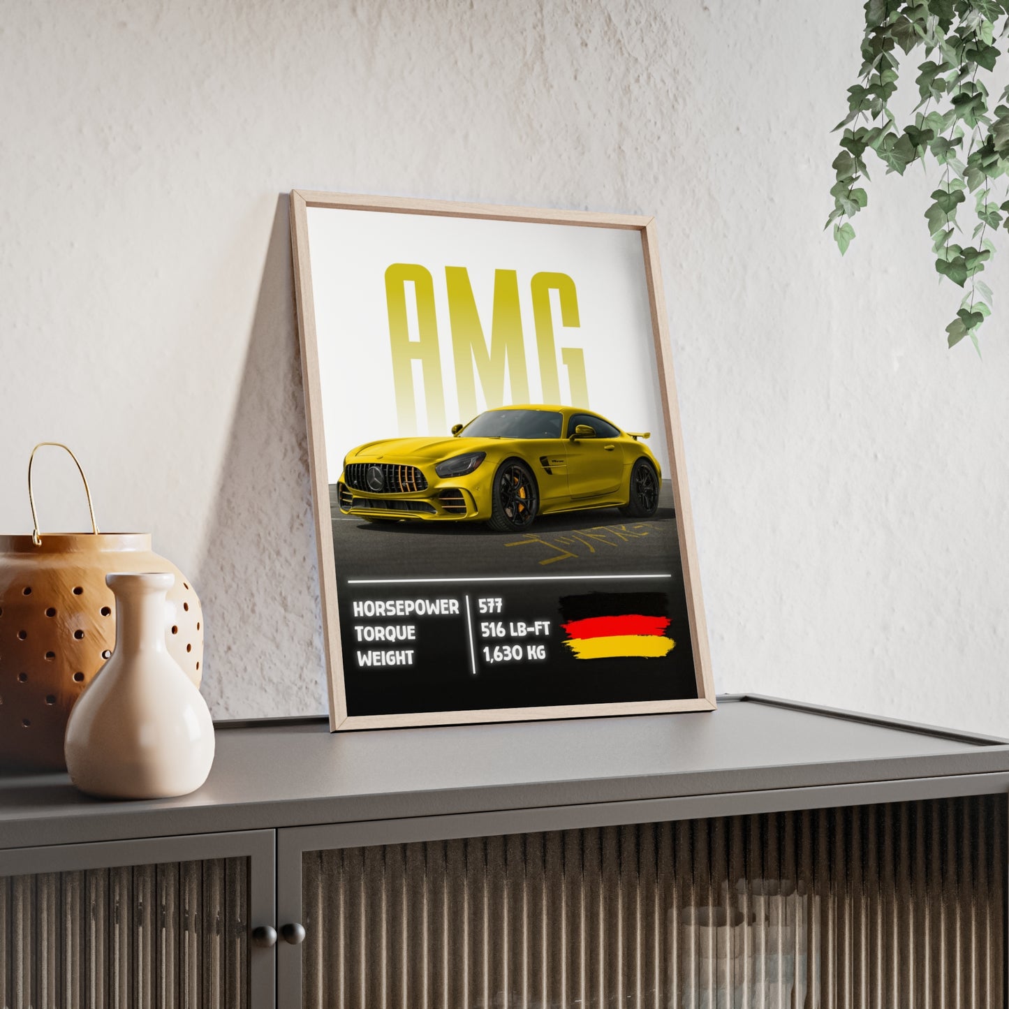Mercedes AMG GTR Poster Decoration