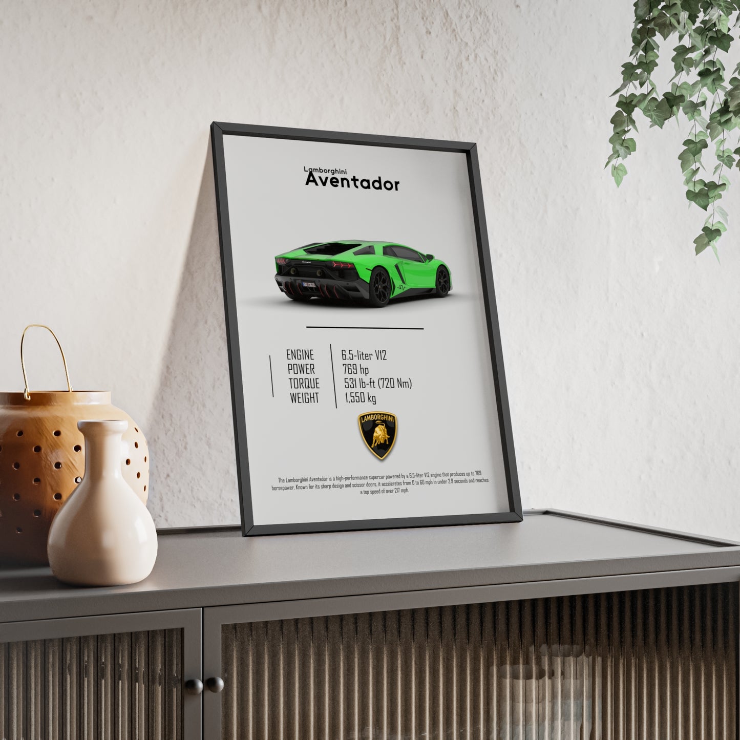 Lamborghini Aventador Poster