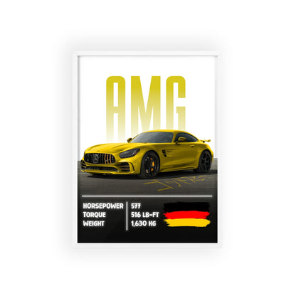 Mercedes AMG GTR Poster Decoration