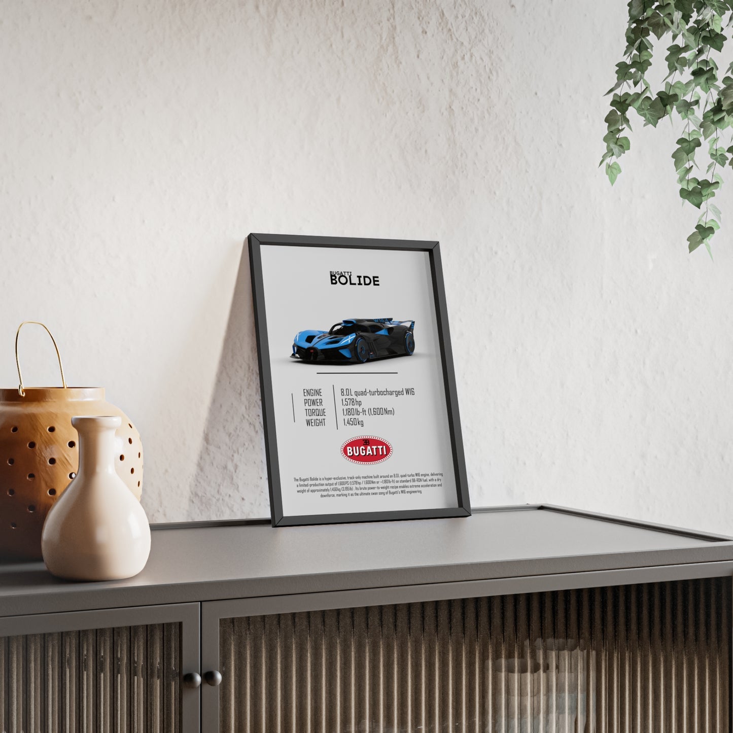 Bugatti Bolide poster