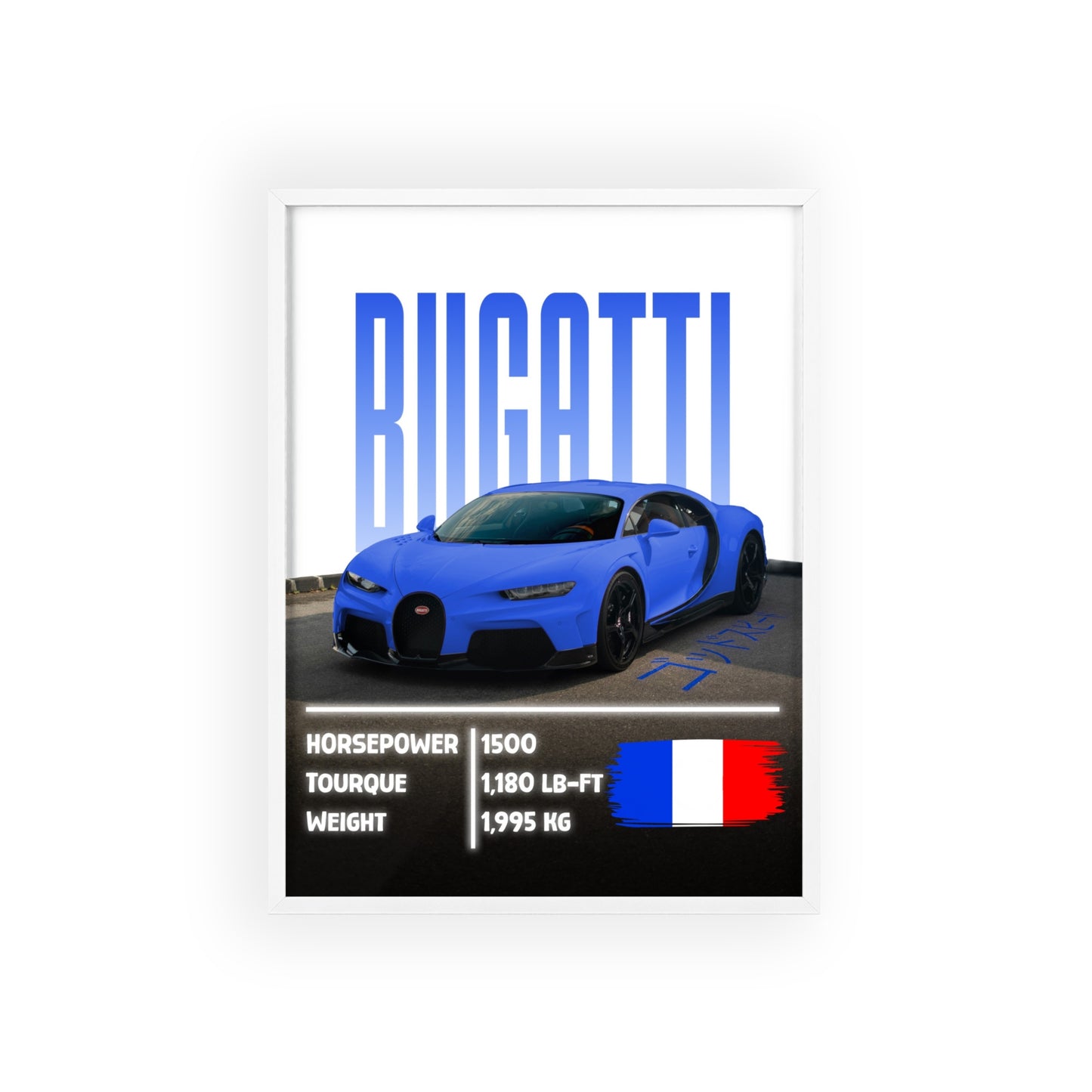 Bugatti Poster Decoration