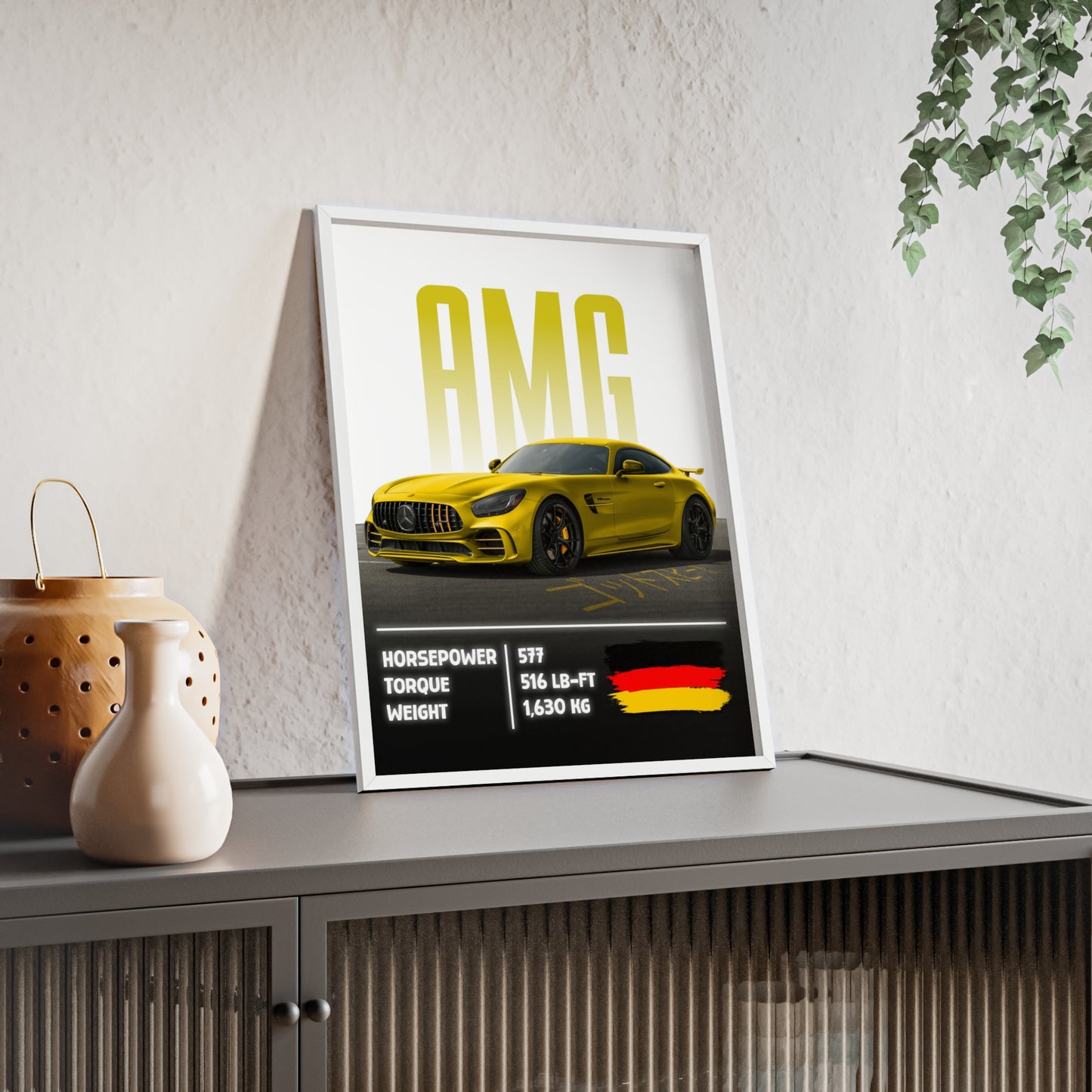 Mercedes AMG GTR Poster Decoration