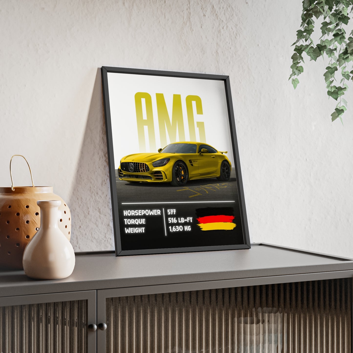 Mercedes AMG GTR Poster Decoration
