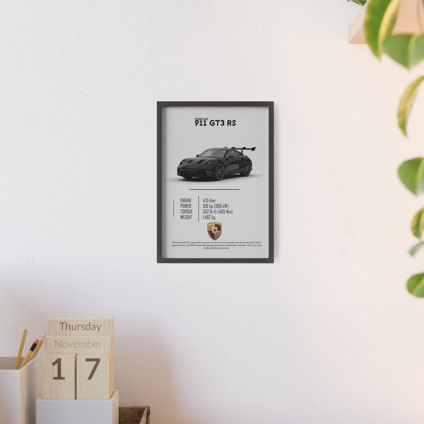 Porche 911 GT3 RS Poster