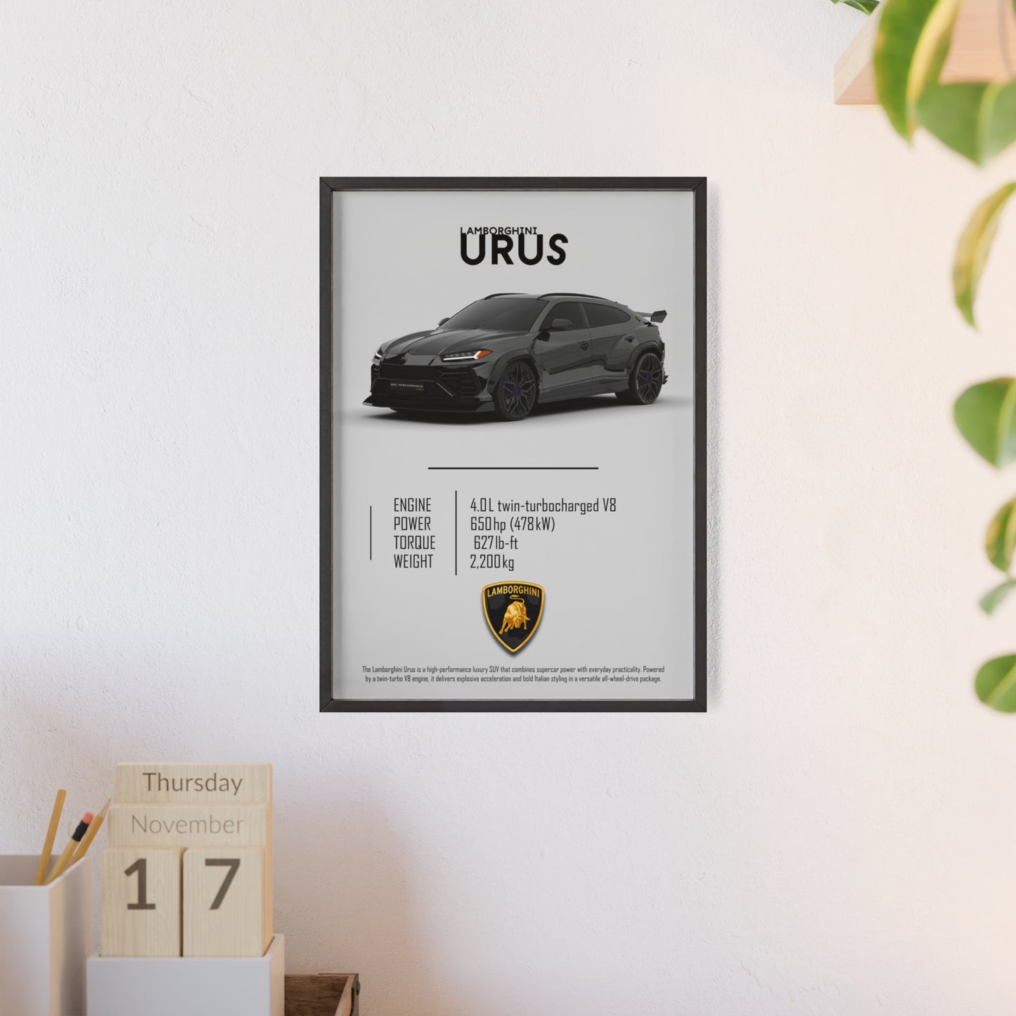 Lamborghini Urus Poster