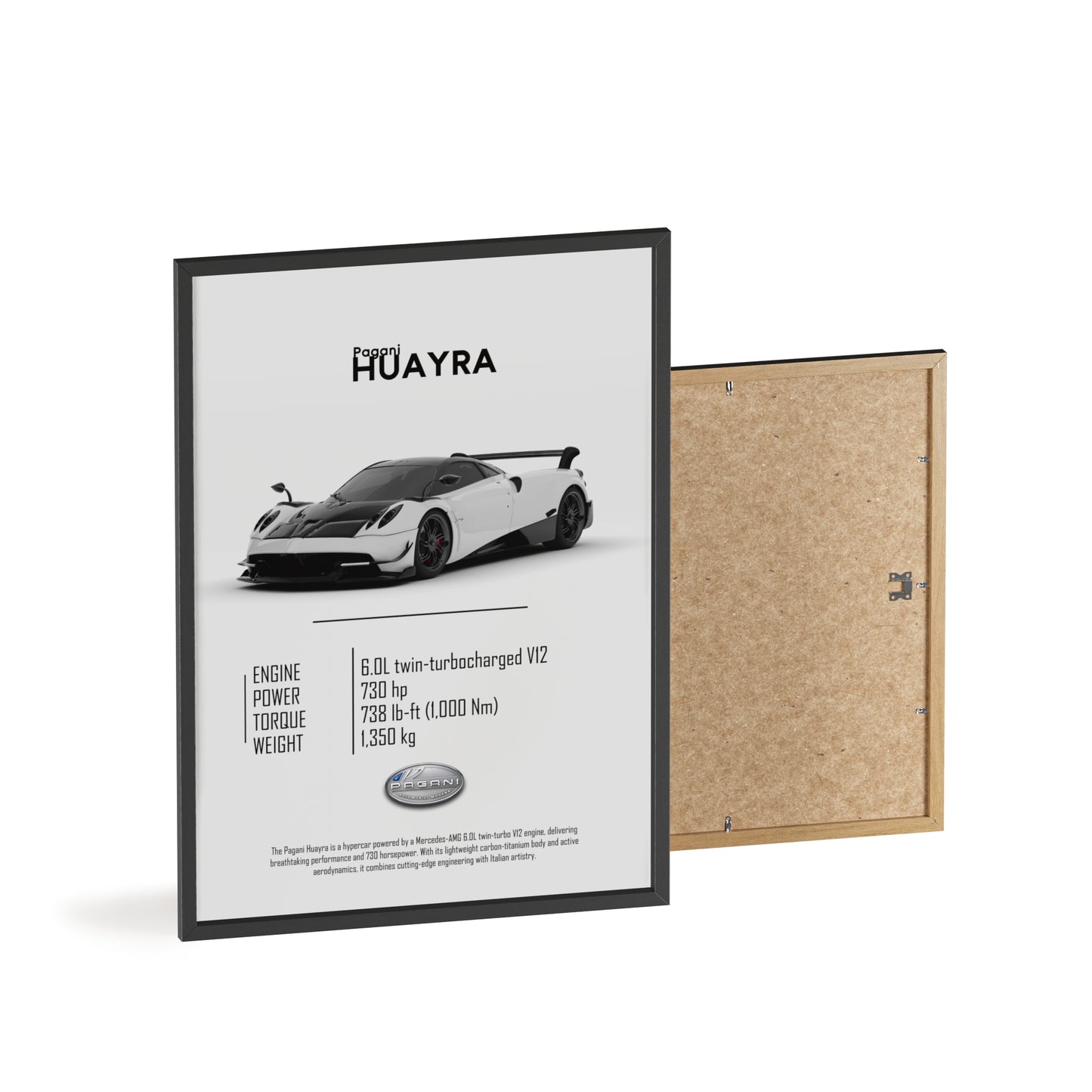 Pagani Huayra Poster