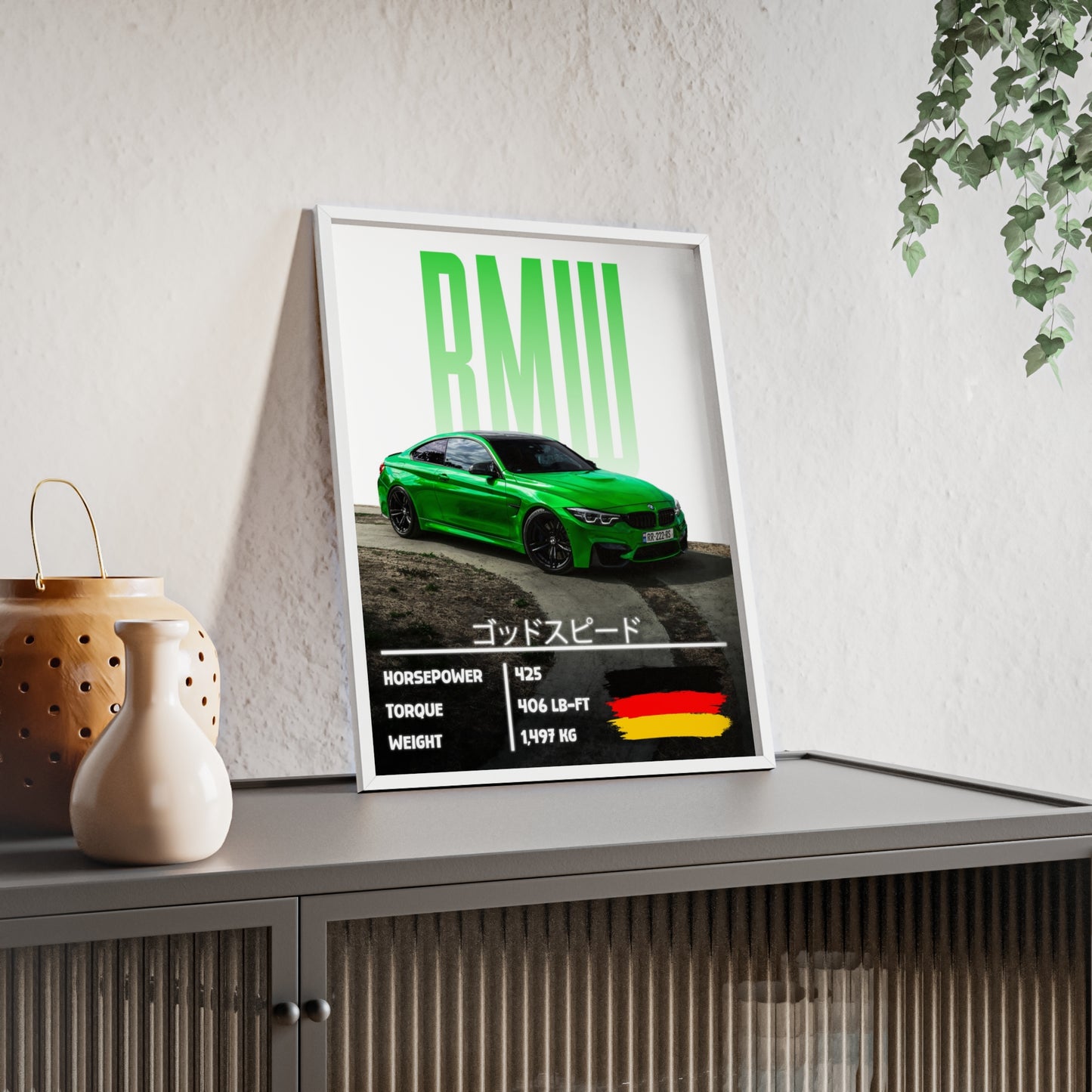 BMW m4 Poster Decoration