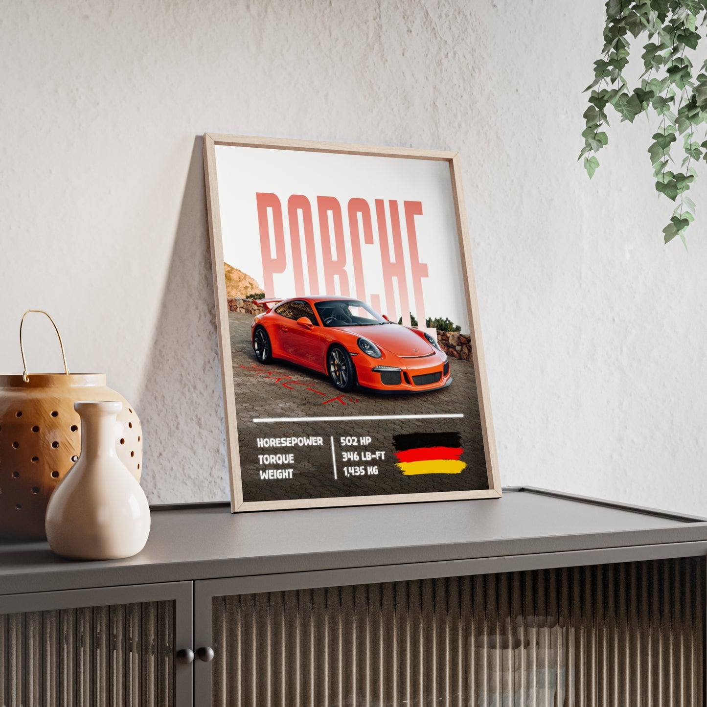 Porche 911 Gt3 Poster Decoration