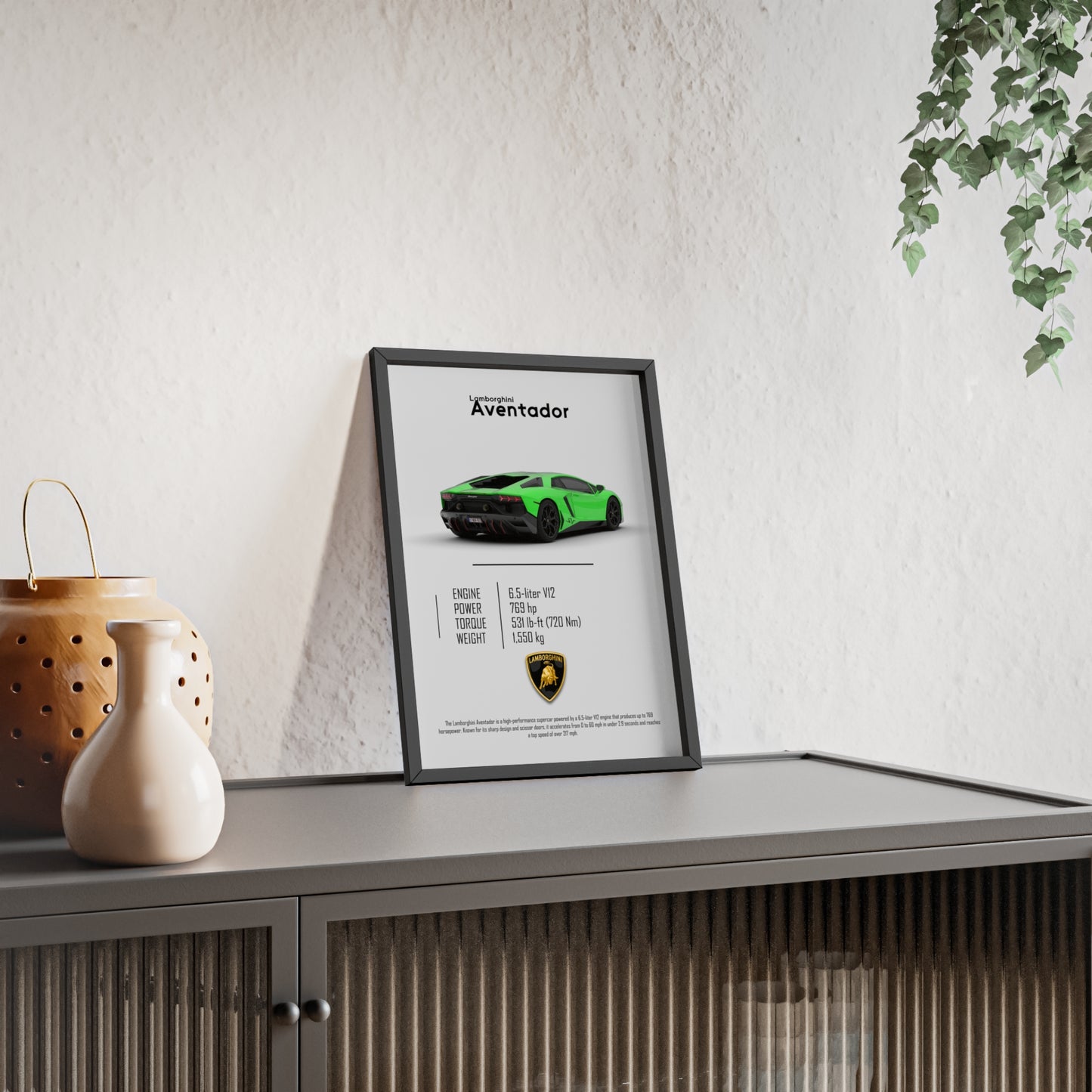 Lamborghini Aventador Poster