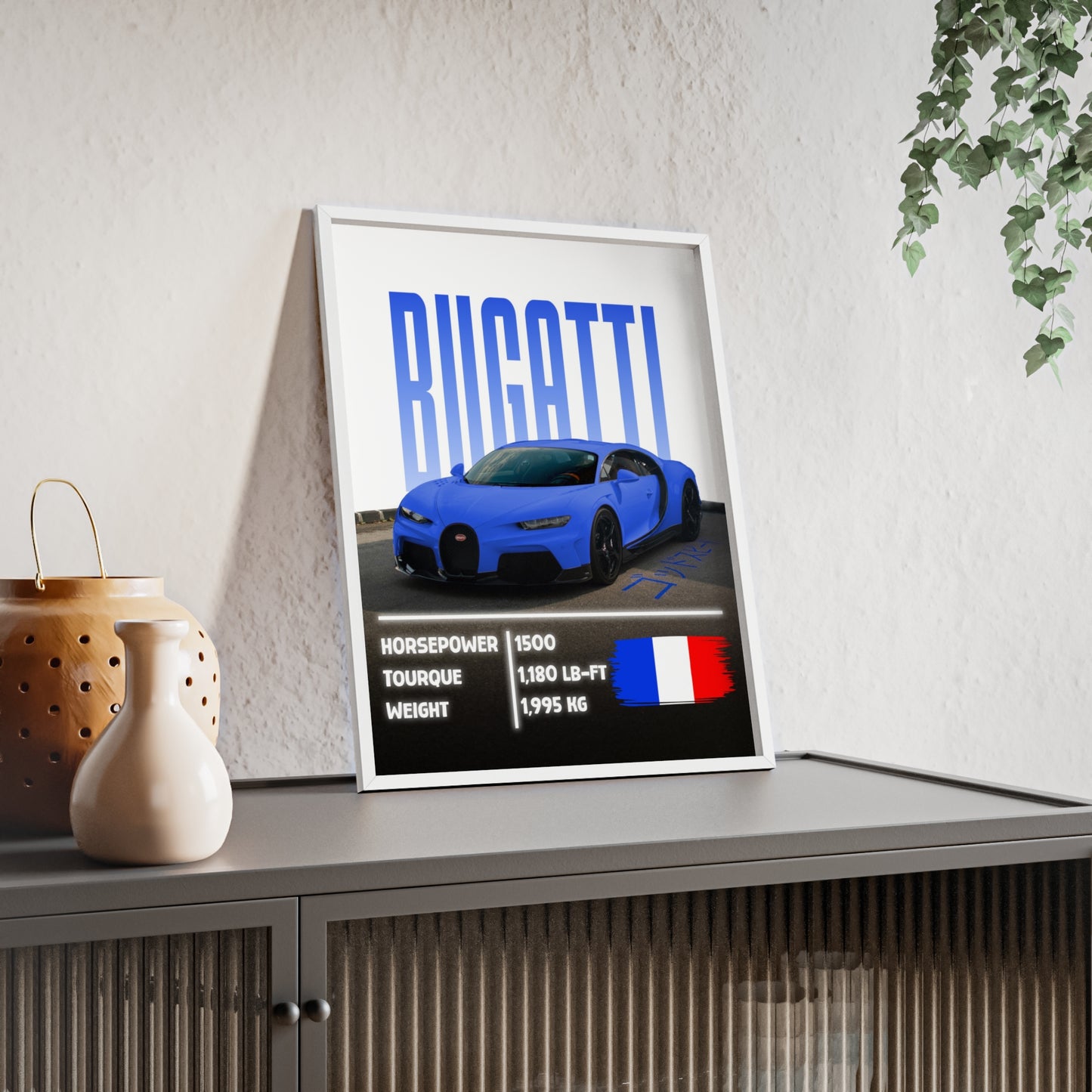 Bugatti Poster Decoration