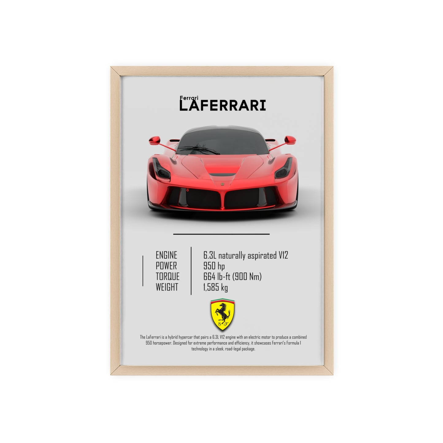 Laferrari poster