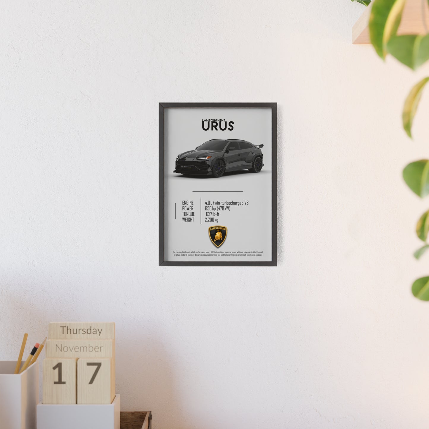 Lamborghini Urus Poster