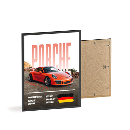 Porche 911 Gt3 Poster Decoration
