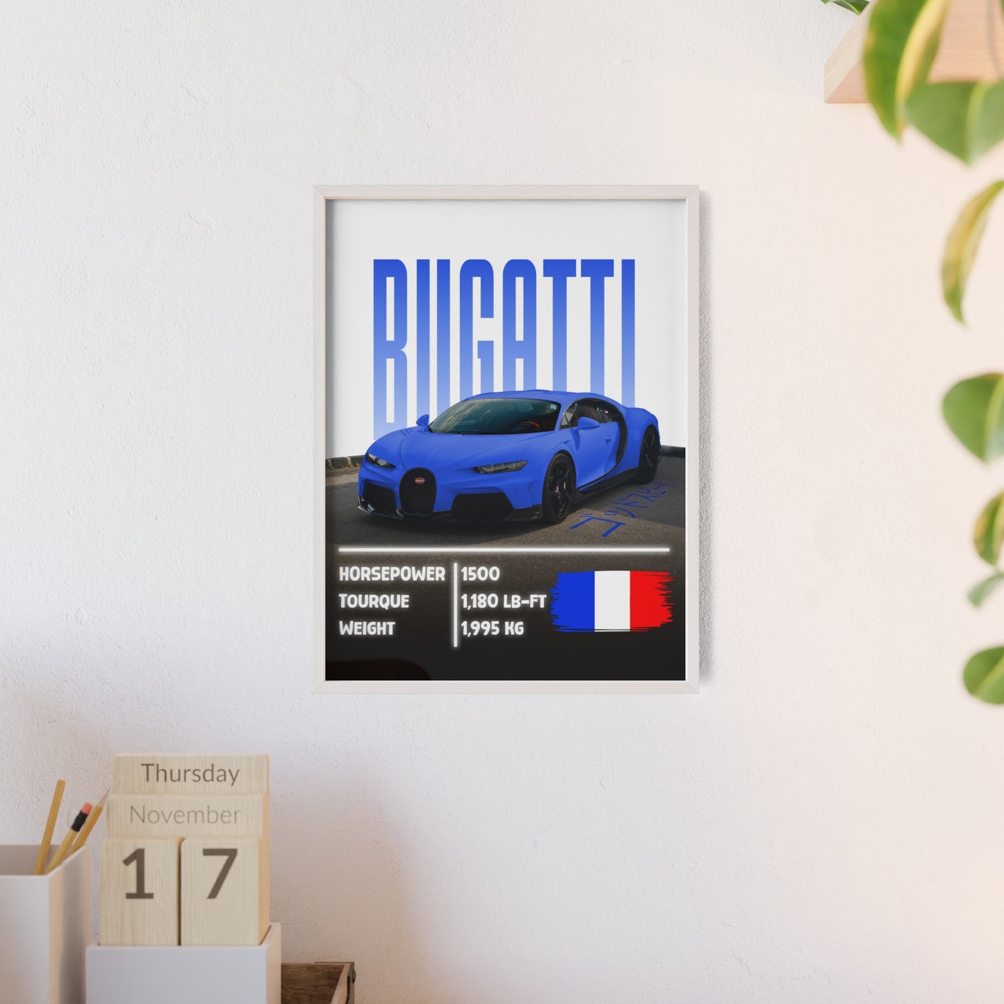Bugatti Poster Decoration