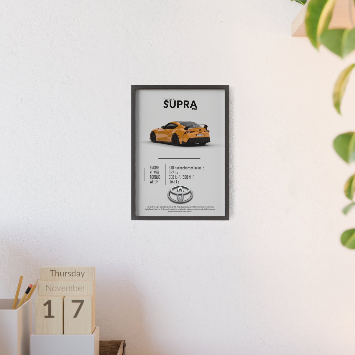 Toyota Supra Mk5 Poster