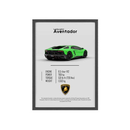 Lamborghini Aventador Poster