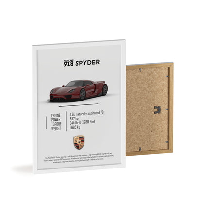 Porche 918 spyder poster