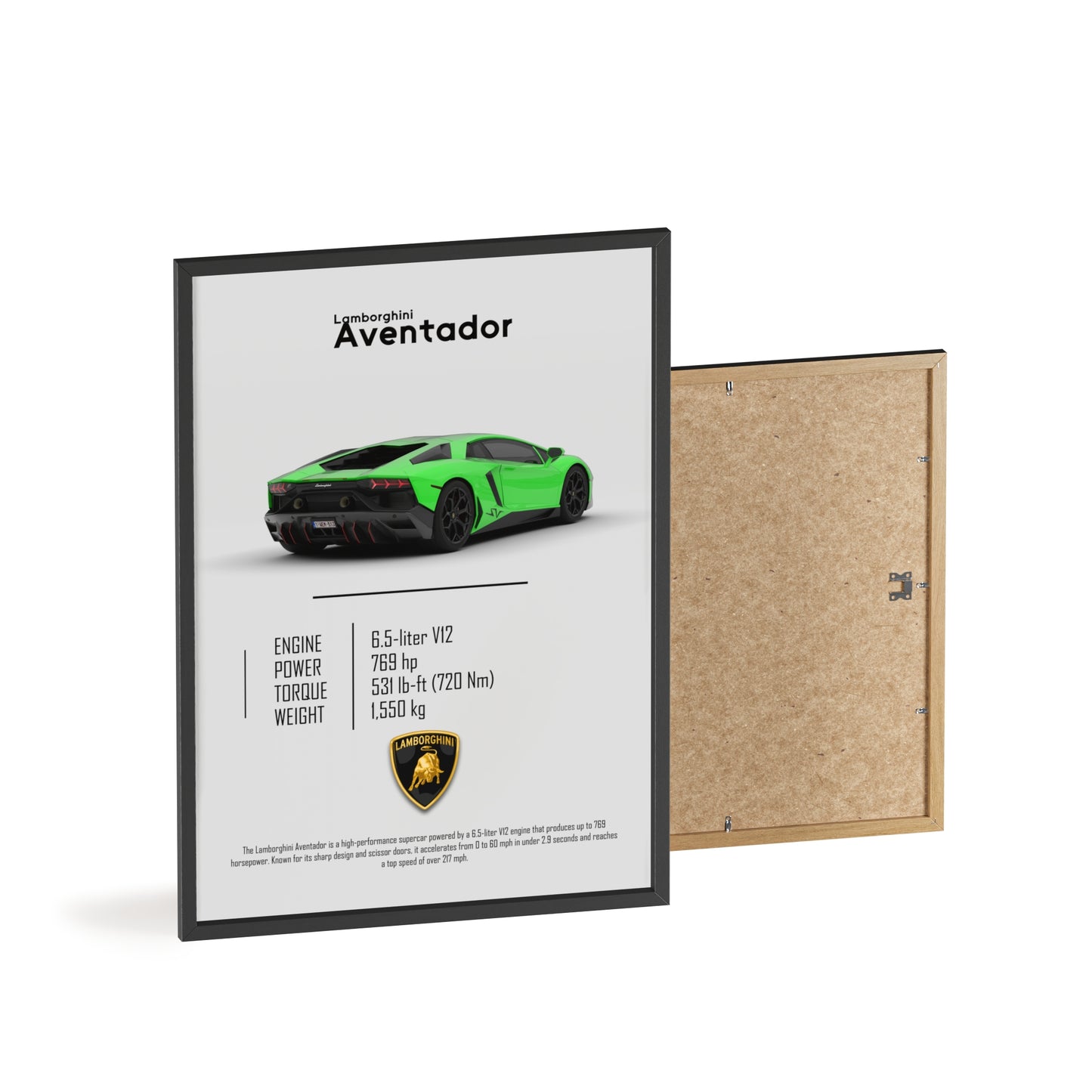 Lamborghini Aventador Poster
