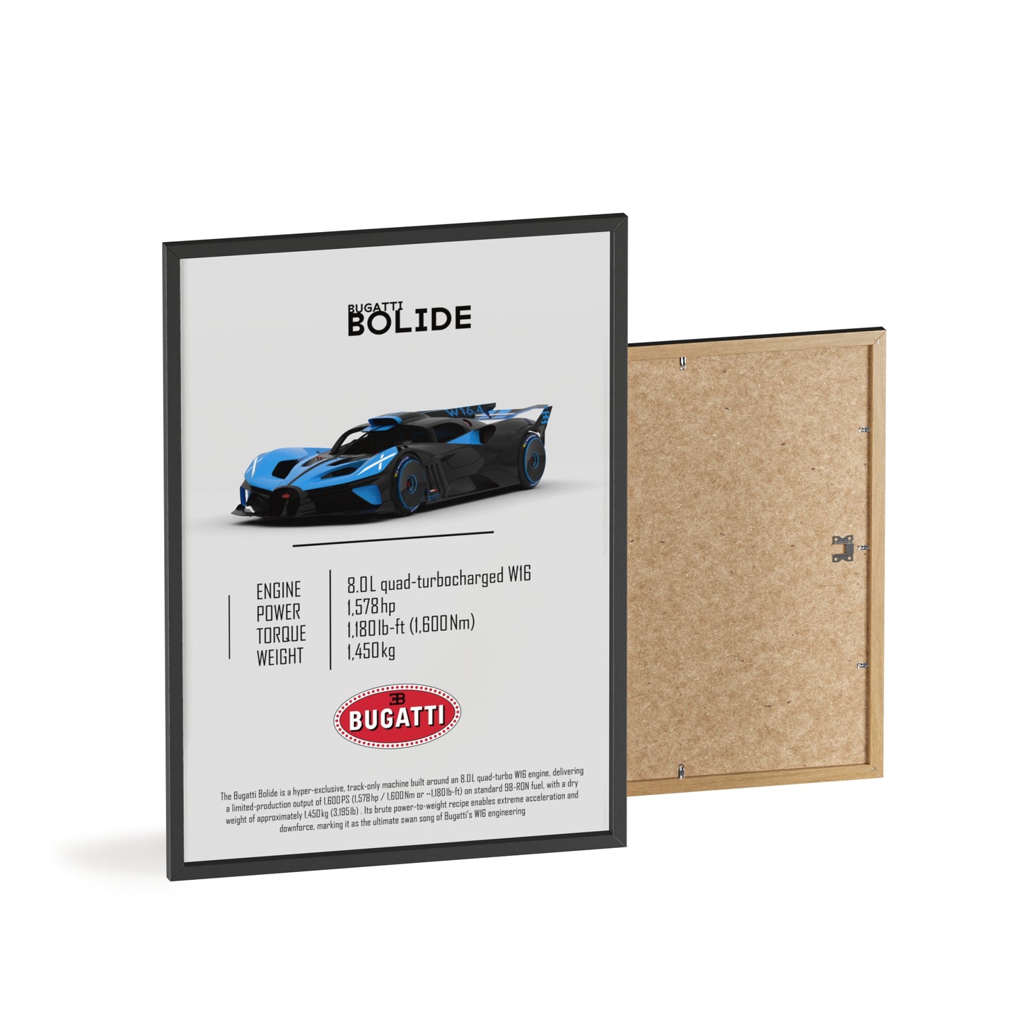 Bugatti Bolide poster