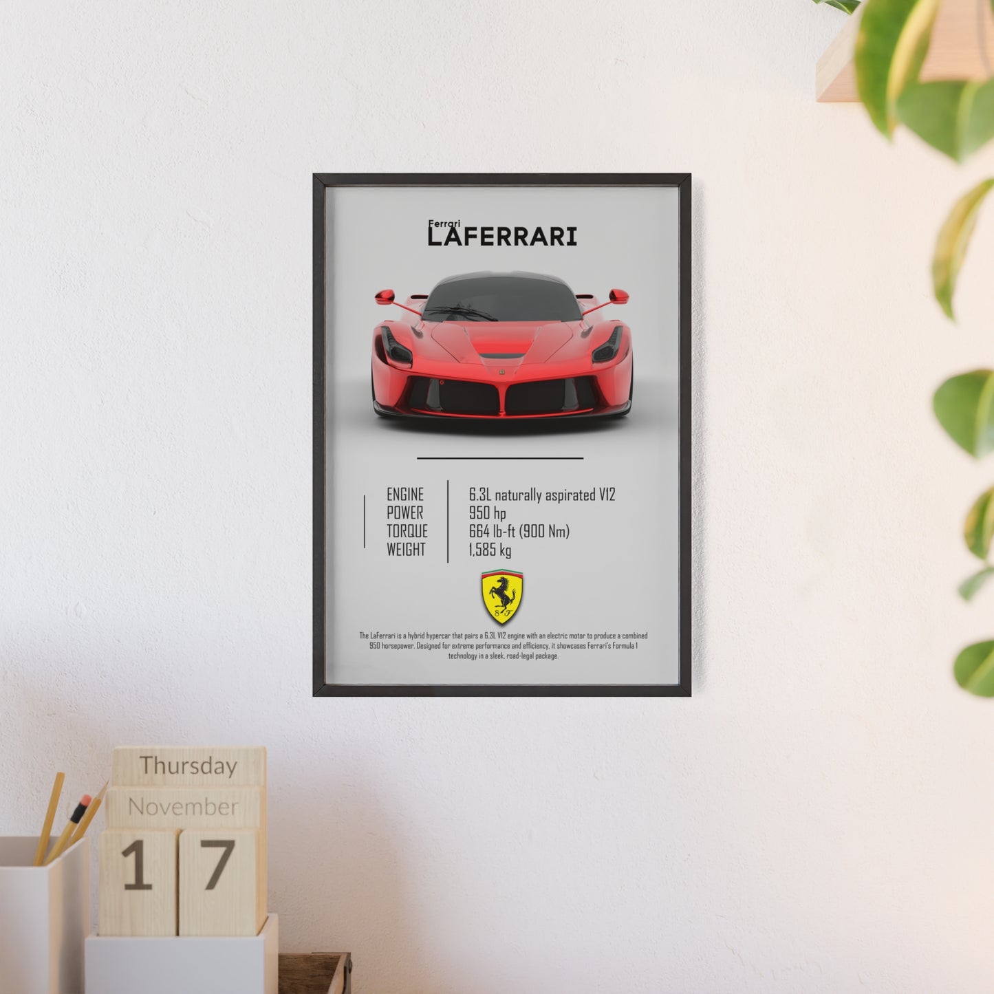 Laferrari poster