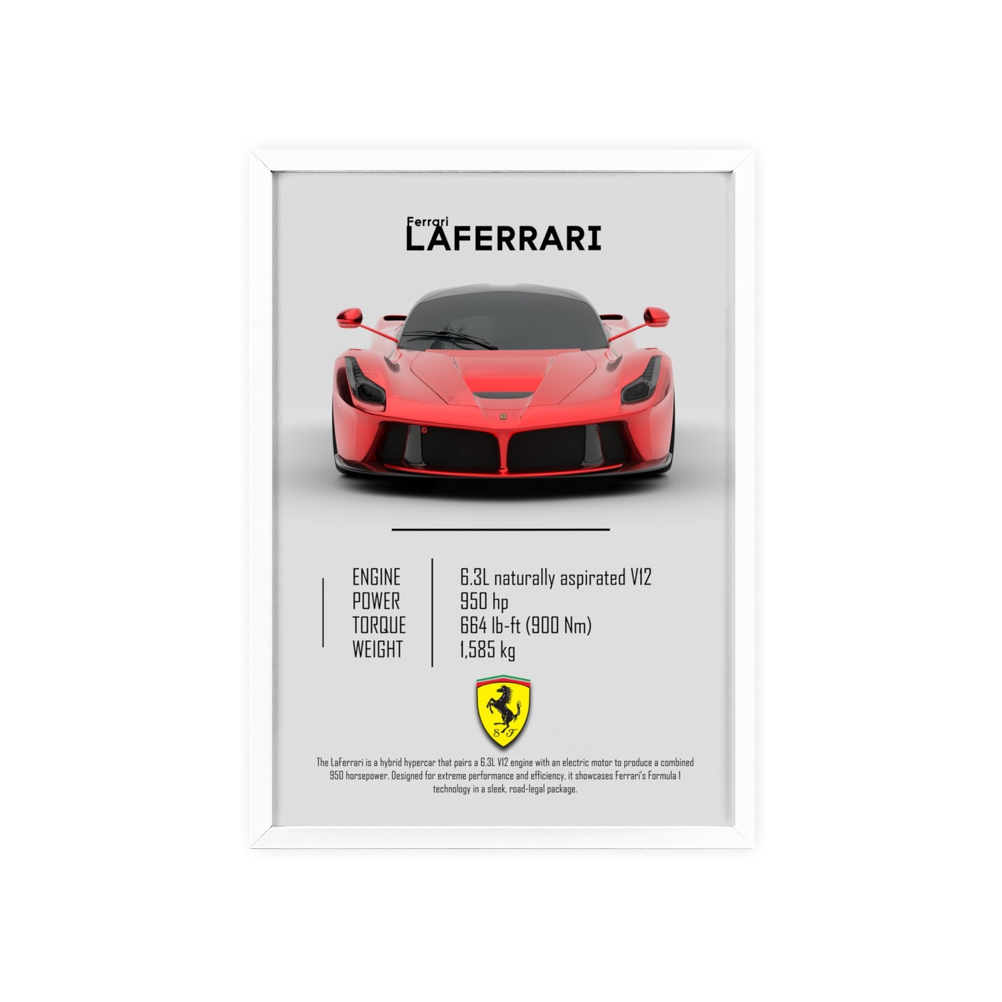Laferrari poster