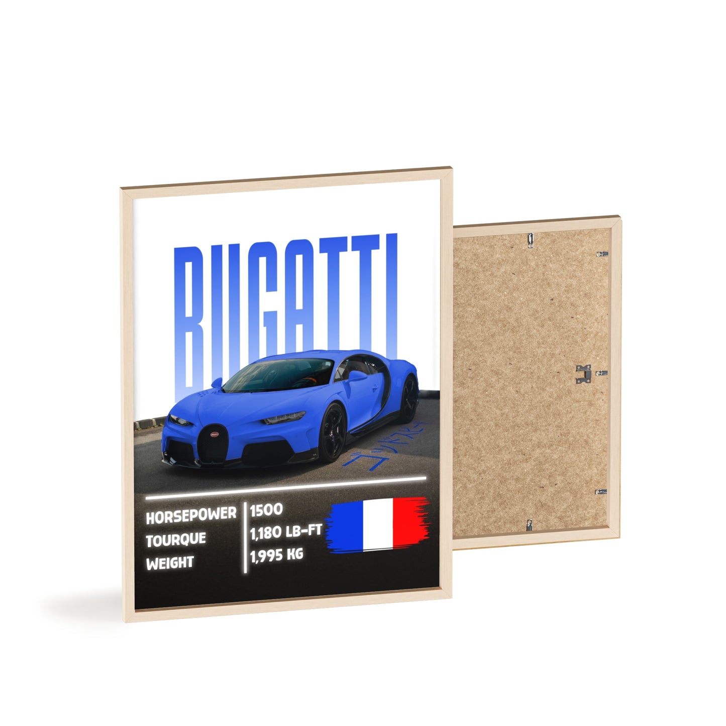 Bugatti Poster Decoration