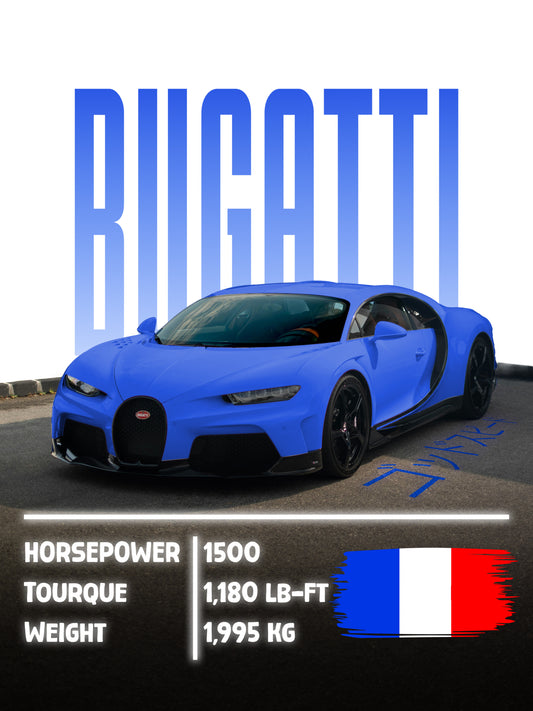 Bugatti Poster Decoration